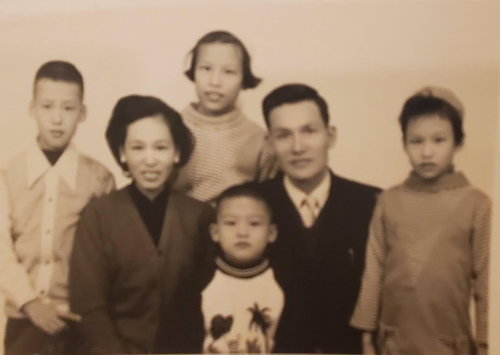 The family in the warehouse